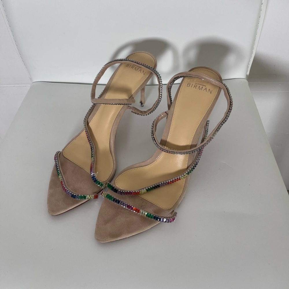 Alexandre Birman Suede Slingback Sandals